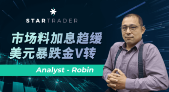 20221024市场料加息趋缓，美元暴跌金V转 | STARTRADER 三分钟解盘